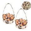 2 Pcs Egg Basket for Gathering Fresh Eggs, Mini Canvas