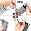 SAMCOS Portable Ashtray Full Black Portable Keychain with Carabiner Ashtray