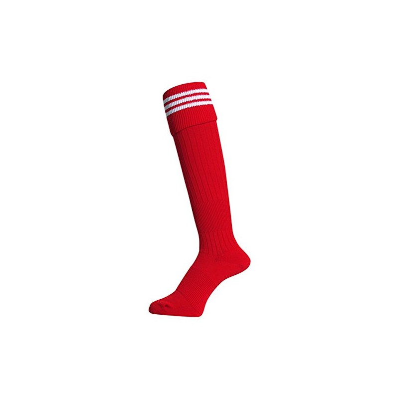 MINE MIN-310-J RD x WT Soccer Socks, Junior [Abrasion]