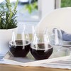 Spiegelau Authentis Wine Glasses, Set of 4, European-Made Lead-Free Crystal,