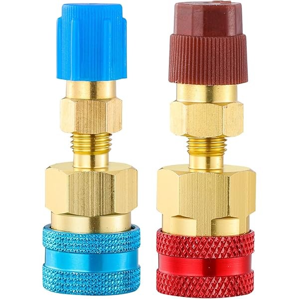 R1234yf Quick Couplers Kit, R1234YF to R134A Quick Coupler Adapter,