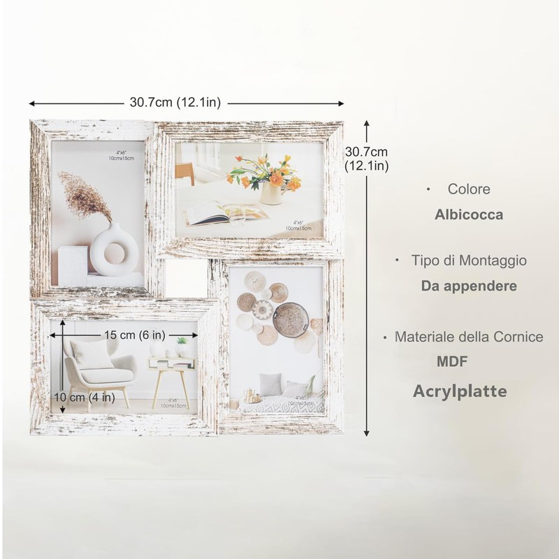 Tutee Photo Frame Collage Photo Frame for Multiple Photos Multiple