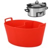 Slow Cooker Liner Food Grade Silicone Leakage Proof Reusable Heat