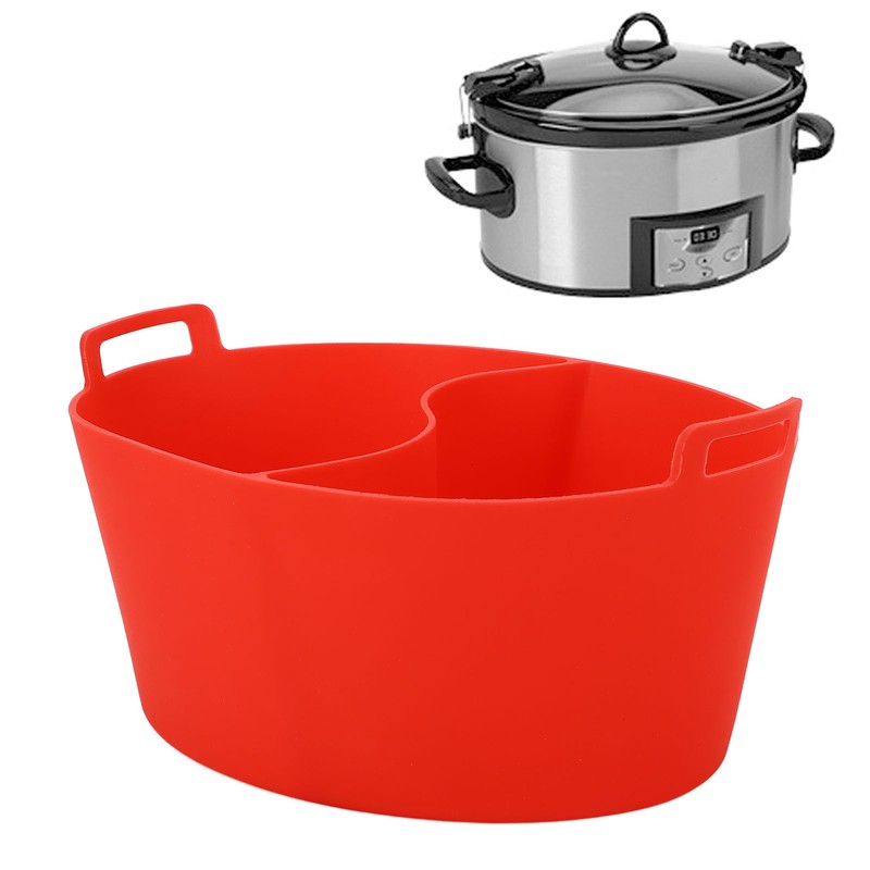 Slow Cooker Liner Food Grade Silicone Leakage Proof Reusable Heat