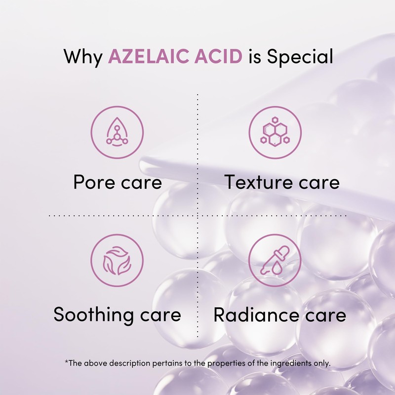 LAGOM Cellus Refining Purple Serum, 10% Azelaic Acid, Ceramide&Panthenol, Herb
