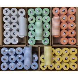 Avery Dennison Genuine Monarch 1110 Labels White/Green/Or - Blue Single Roll