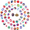 100 pieces creative decorative drawing pins, flag drawing pins, creative