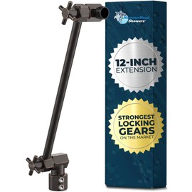 HammerHead Showers® Solid Metal 12-Inch Adjustable Shower Extension Arm – Raises Showerhead Height, Supports up to 10lbs – Oil Rubbed Bronze