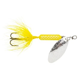 Yakima Bait Wordens Original Rooster Tail Spinner Lure, Yellow, 1/8-Ounce