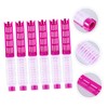 PACKOVE 20Pcs DIY Hair Curling Rollers Lightweight Plastic Wave Hair