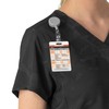Carhartt Scrubs C13024 Women's Tuck-in Print Scrub Top X-Large Caring