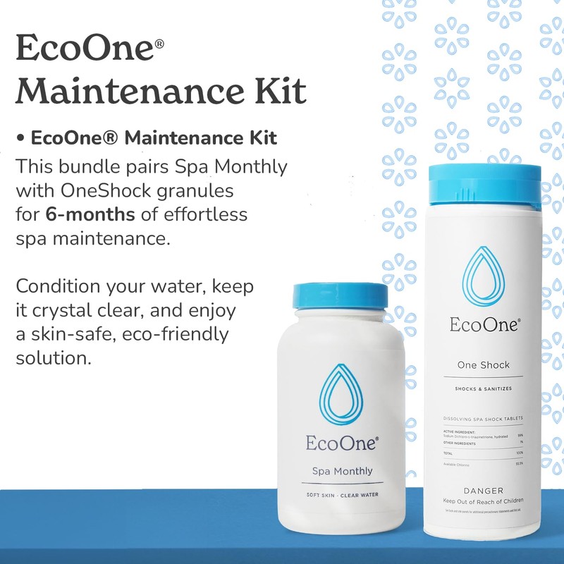 EcoOne | Hot Tub Chemical Maintenance & Supply Kit |