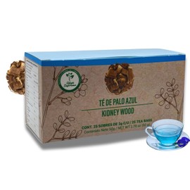 Palo Azul te (kidney wood tea) 25 tea bags, vegan, 100% natural, hecho en mexico