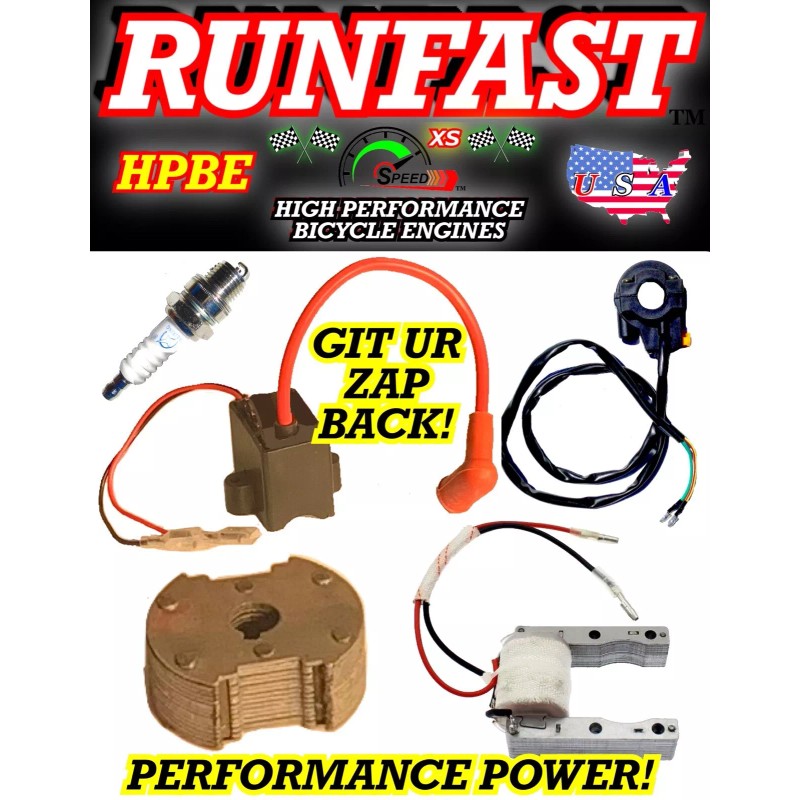 Runfast High performance Motorized Bike cdi magneto spark plug kill