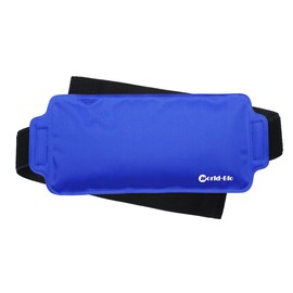 WORLD-BIO Gel Ice Pack for Injuries, Reusable Ice Pack with Strap for Achilles Tendon Wrist Ankle Knee Arm Neck, Cooling Hot Cold Pack Therapy for Swelling, Plantar Fasciitis & Bruising