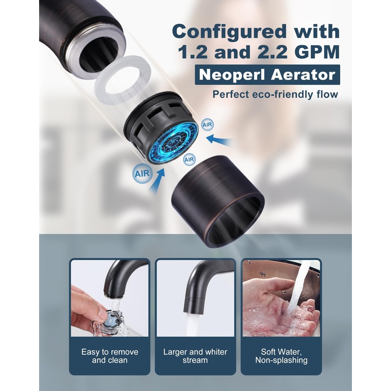 Bar Faucet Oil Rubbed Bronze: ARCORA Single Hole Wet Bar