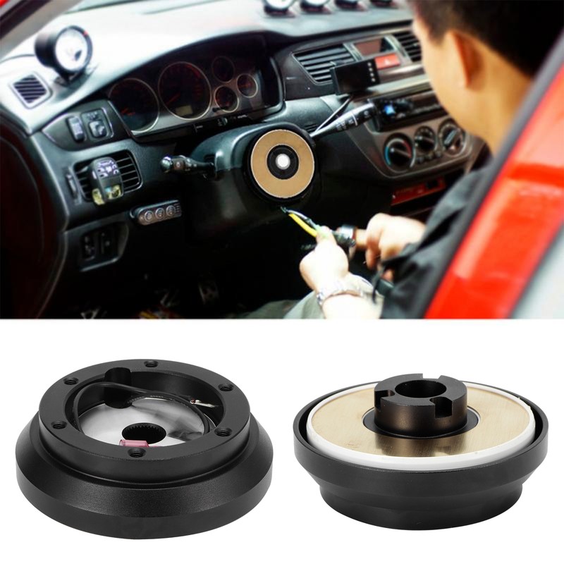 Steering Wheel Quick Release Hub Adapter 6 Holes Fit for