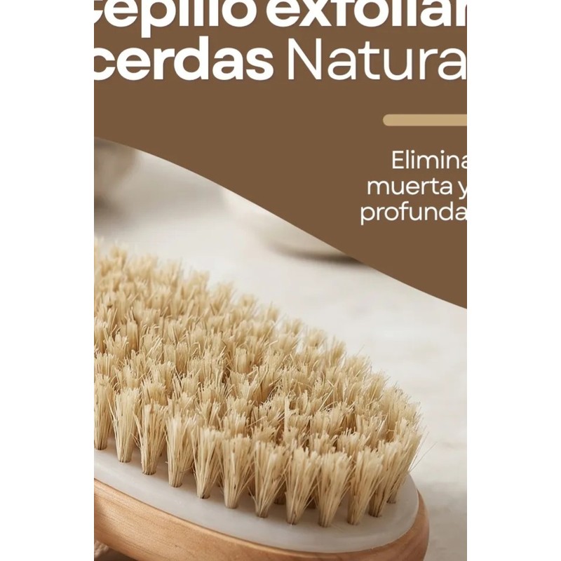 Cepillo Corporal Mejor Circulacion Exfolia Quita Piel Muerta
