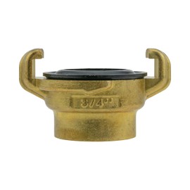 Professional Geka Type Brass Claw Hose connectors/Fittings,Male/Female bsp Thread (3/4" bsp Female) as Used by Professional Gardeners,Landscapers and Nursery Workers