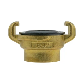 Professional Geka Type Brass Claw Hose connectors/Fittings,Male/Female bsp Thread (3/4" bsp Female) as Used by Professional Gardeners,Landscapers and Nursery Workers