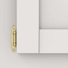 Gold Kitchen Cabinet Hinges 1/2" Overlay, 50 Pack (25 Pairs)