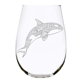 C M Orca stemless wine glass, 17 oz.