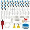 Rabbit Drinking Water System Kit - Includes 12 Plastic Pacifiers,