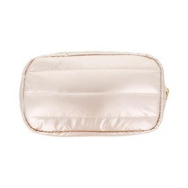 Sunstar Stationery Outdoor Products Gold S1428888 Pencil Case, Quilted Fabric