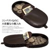 Men's Pigskin Leather Coin Purse Compact Horseshoe Mini Palm Size