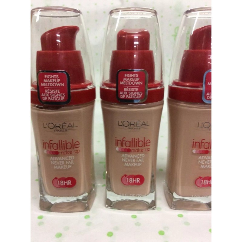 L'Oréal 3 X L'Oreal Infallible Advanced Never Fail Makeup Foundation