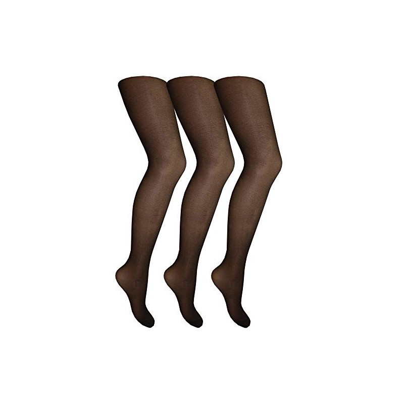 Cindy Women's Ladder Resist Tights with Panel Gusset (3 Pair