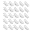 DOITOOL 60pcs Earphone Wire Clips White Cable Organizer for Diameter