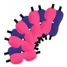 Healeved 10PCS Blackout Eye Mask Lightweight Travel Mask for Airplane No Nose for Full Light Blocking Soft and Breathable for Comfortable Sleep