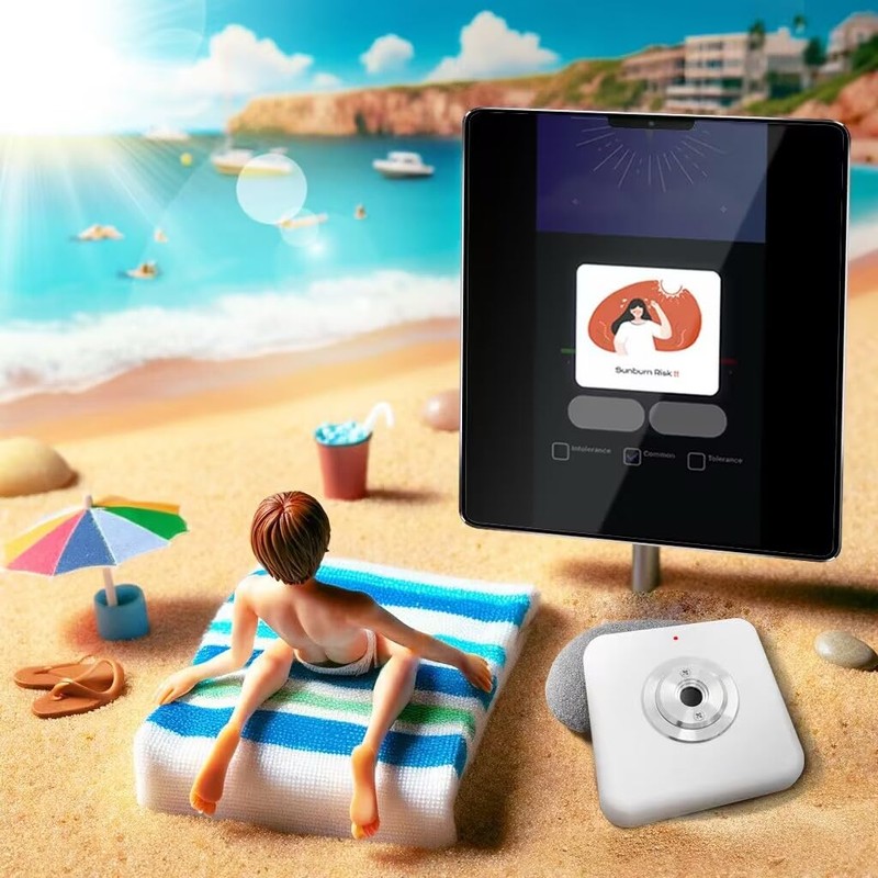 VBR Sun UVI Meter with UV Hurt Alarm,Sunburn Protect with