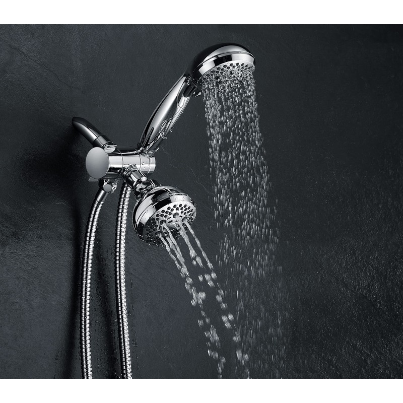 Shower Head/Handheld Combo, WASSERN High Pressure Intake Air 3way 148