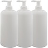 Kosmetex Empty Soap Dispenser 500 ml White Bottle with Pump