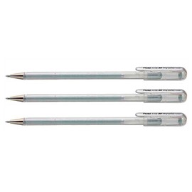 PENTEL Hybrid Gel Inline Skates K108 Silver (Pack of 3)