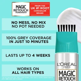 L'Oréal Paris Magic Retouch Permanent Root Concealer, Touching Up Grey Hair Dye, Blonde 8