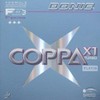 Donic Coppa X1 Turbo Platin Table Tennis Rubber (Red, Max)