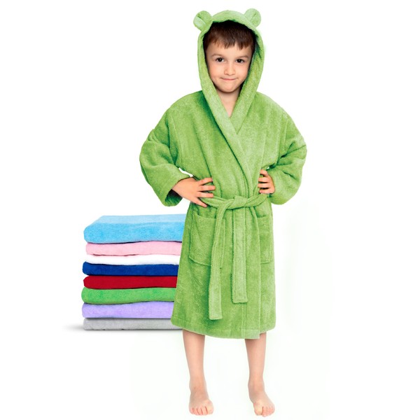 Twinzen - Bathrobe Kids for Boys & Girls - 100%