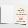 WowBefun Sister Birthday Card | Birthday Card for Sister |