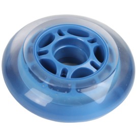 Player's Choice Roller Hockey Wheels 76mm 78A Soft Inline Skate Blue 8 Pack with ABEC 9 Bearings