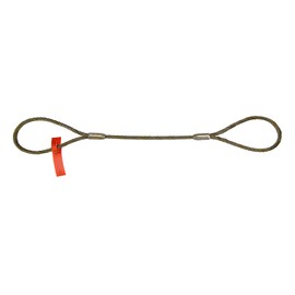 Lift-All Sling, Wire Rope, L4Ft, VLL5000Lb, Dia1/2In