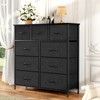 OLIXIS Organizer Storage 9, Chest of Drawers with Fabric Bins,