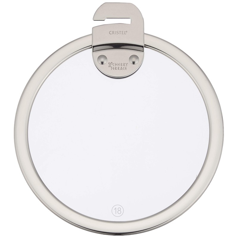 CRISTEL K18SA Flat Glass Lid, Tempered Glass, 7.1 inches (18
