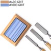 Sharp Pebble Sharpening Stones for Wood Carving Tools-Two Whetstones Grit