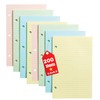 1InTheOffice 5.5 x 8.5 Paper, Pastel, College Ruled Mini Binder