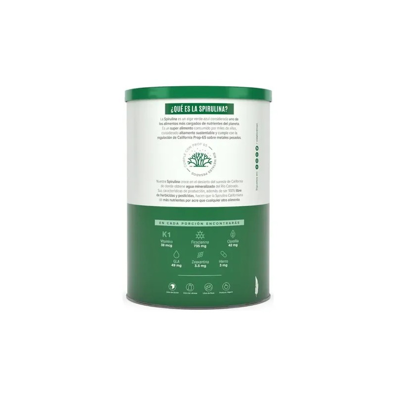 Suplemento Fitness Birdman Espirulina 360 G Sp360