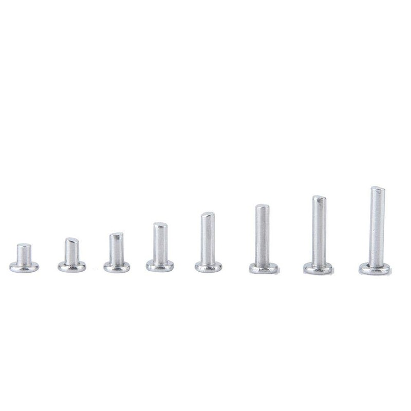 400 Pcs Aluminum Flat Head Full Rivet Set M3 Rivets