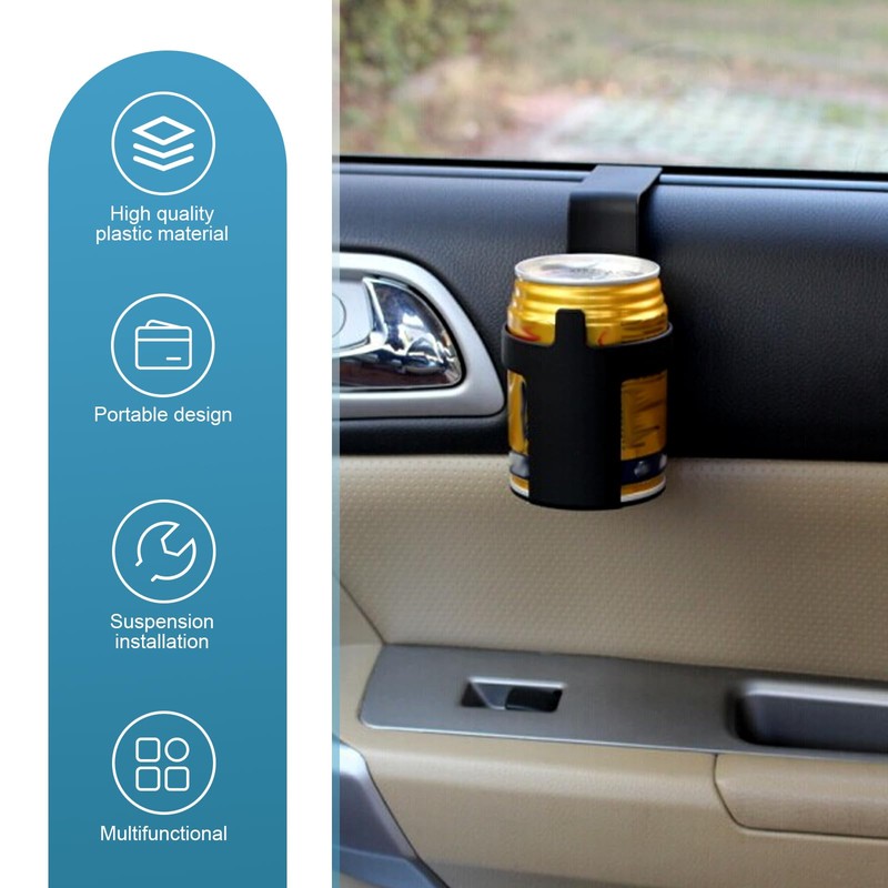 Shakas 2 PCS Car Door Side Window Gap Cup Holder,